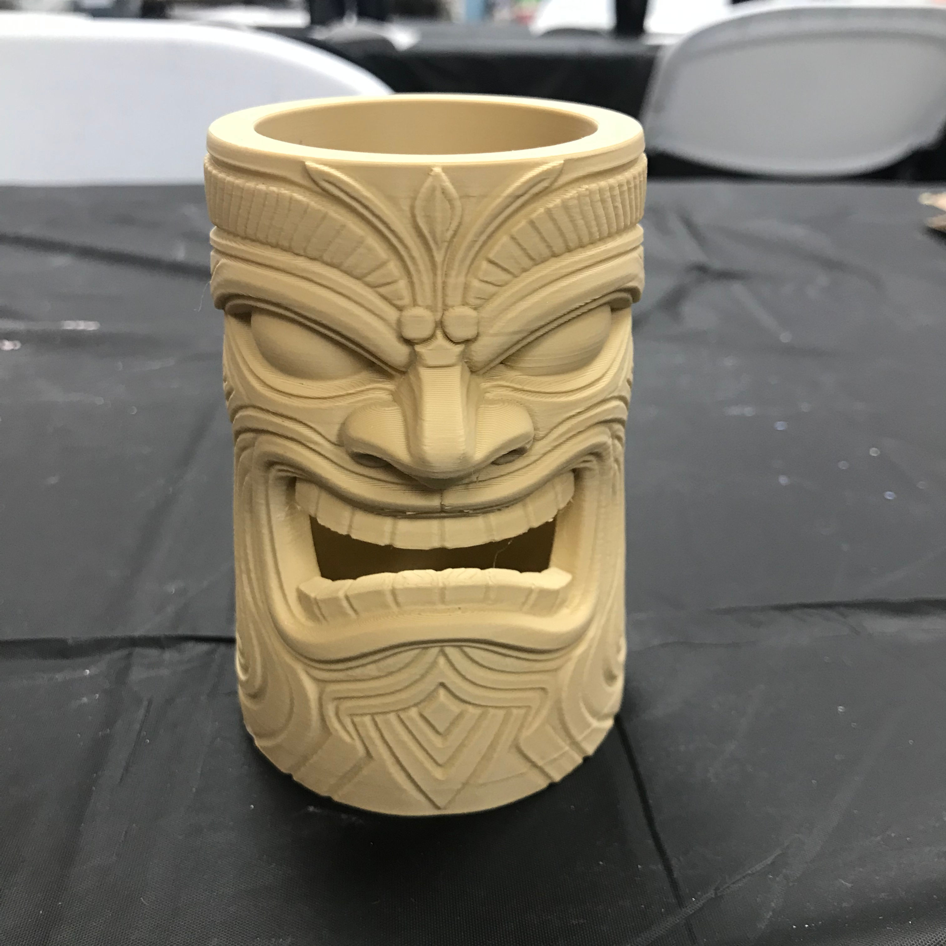 3D Printed Tiki Pencil Holder