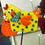 Thumbnail: Fused Glass Chicken Plant Stake