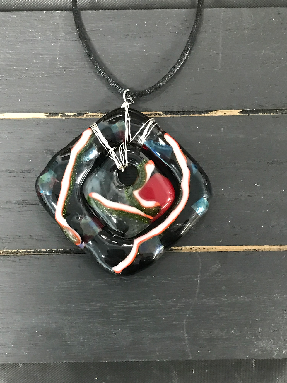 Thumbnail: Glass Pendant Necklace