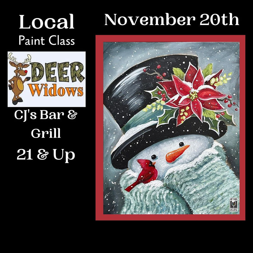 Deer Widows Painting Event