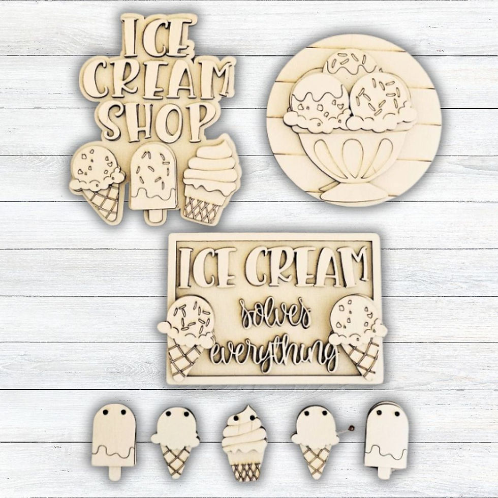 Thumbnail: Ice Cream Shoppe Tiered Tray