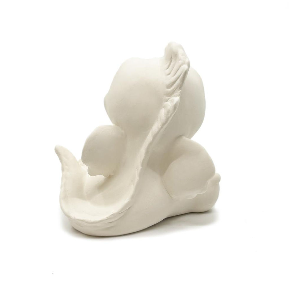 Thumbnail: Bisque Ceramic Baby Dragon