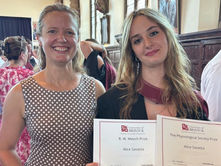 Alice comes top of her year in Physiological Science at the University of Bristol