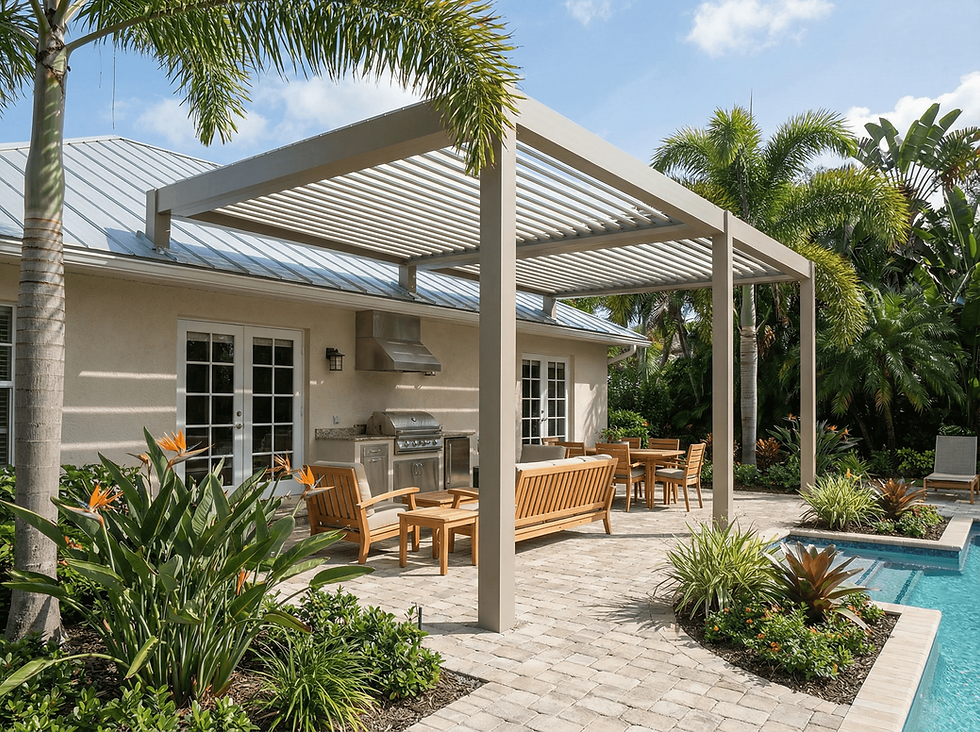 Louvered Roof
