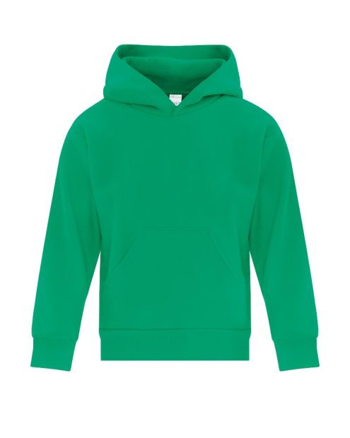 Thumbnail: Plain bright green long-sleeved hoodie for everyday casual comfort.