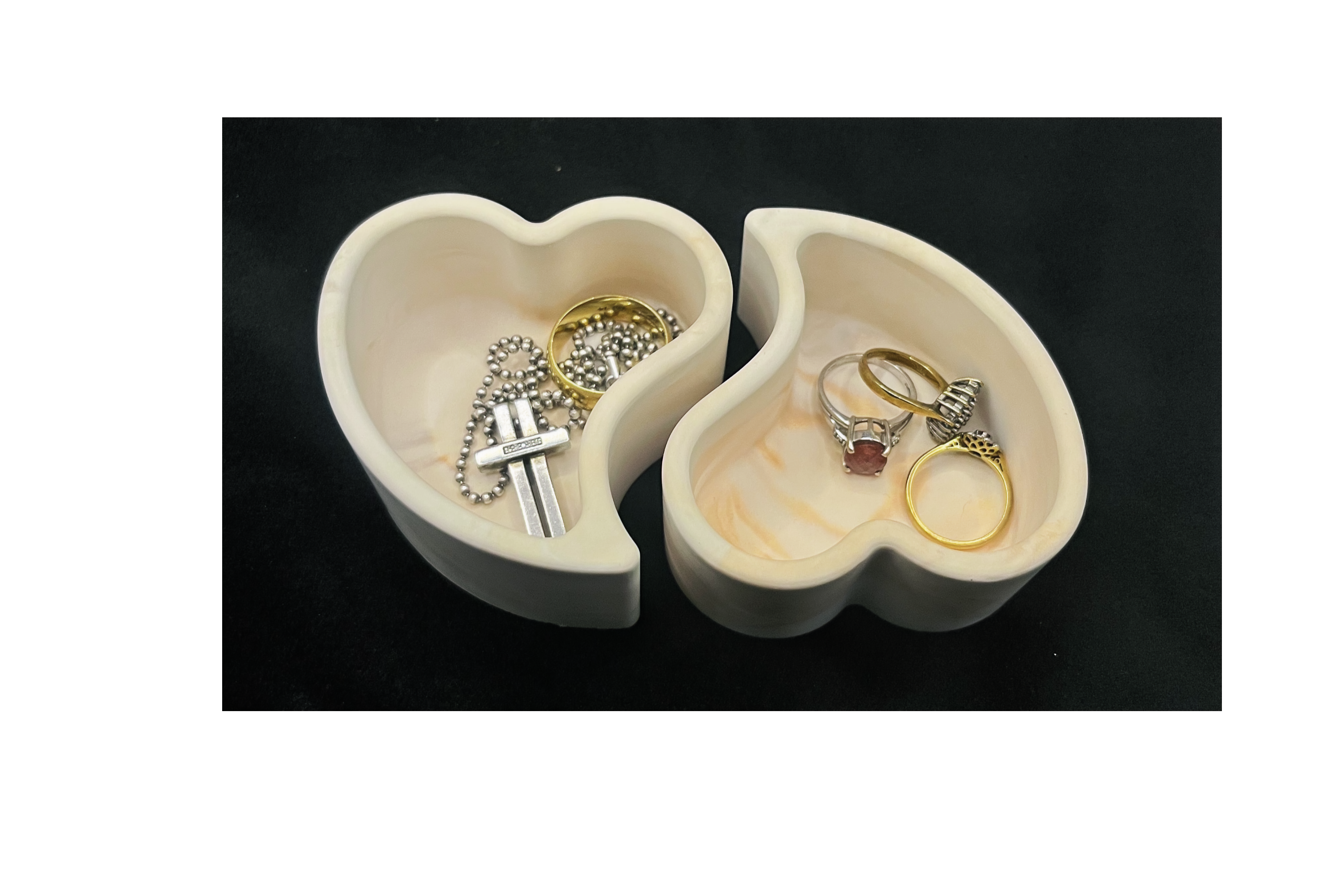 his & hers hearts