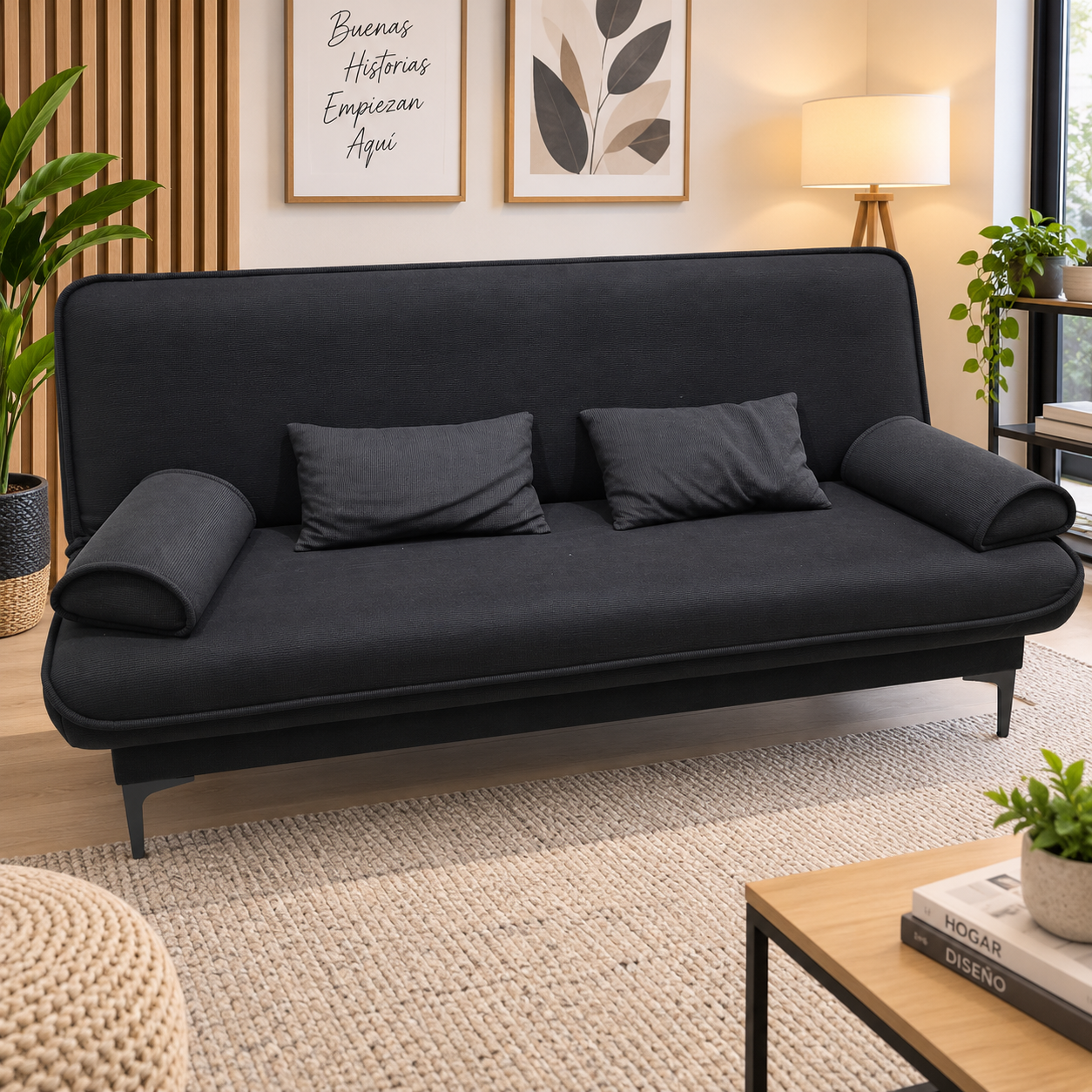 AL02 SOFA CAMA 2 PLAZAS TELA
