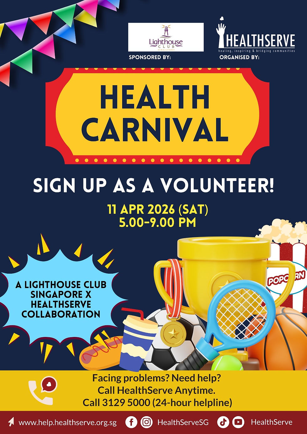 LHC x HealthServe Health Carnival