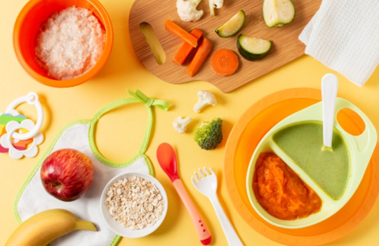 picture of nutritious baby food