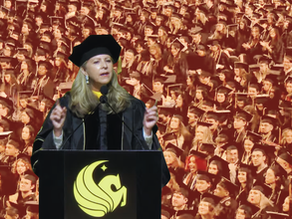 Students Booing an AI Comment During a Commencement Speech