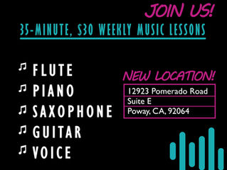 Music Studio Lessons - Poway, CA (can't make out name, no website to verify, call later, CLOSED)