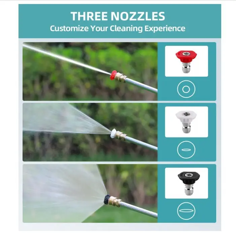 Thumbnail: Car Washing, Patio and Pet, Jet Nozzle Power Washer for Garden Hose with 3 High-
