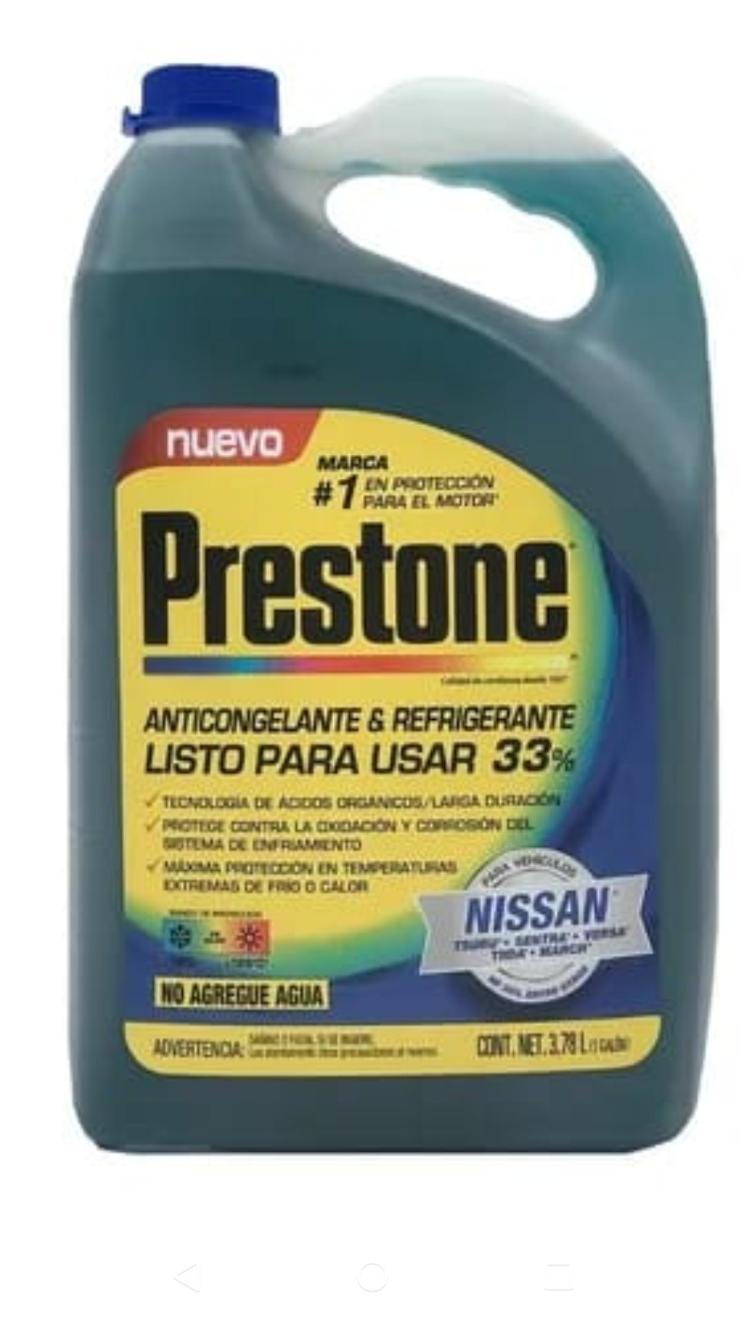 Anticongelante Nissan