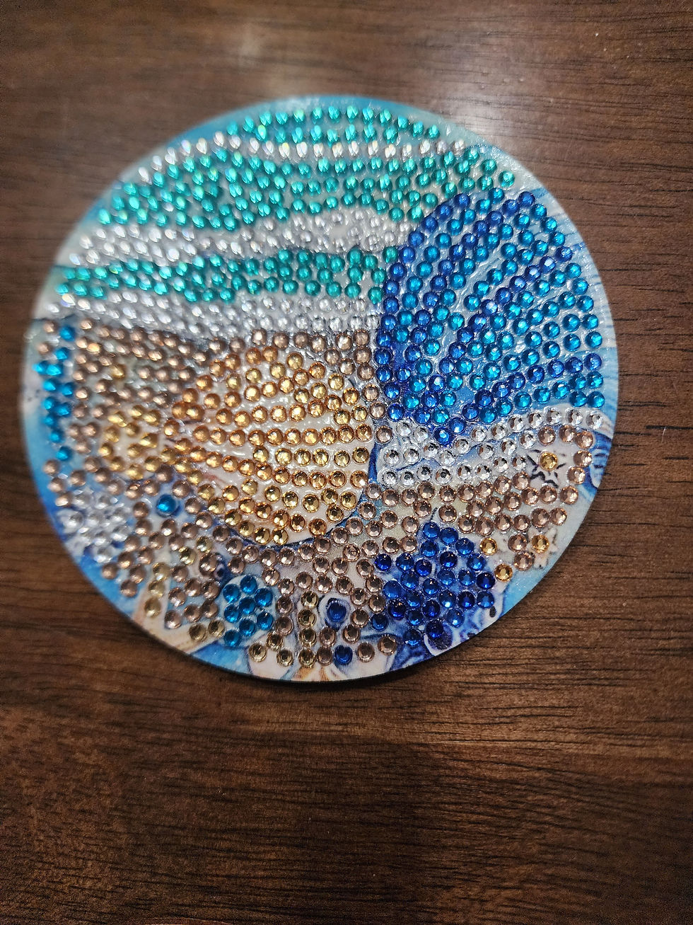 Thumbnail: On the Beach Diamond Art Coaster Set