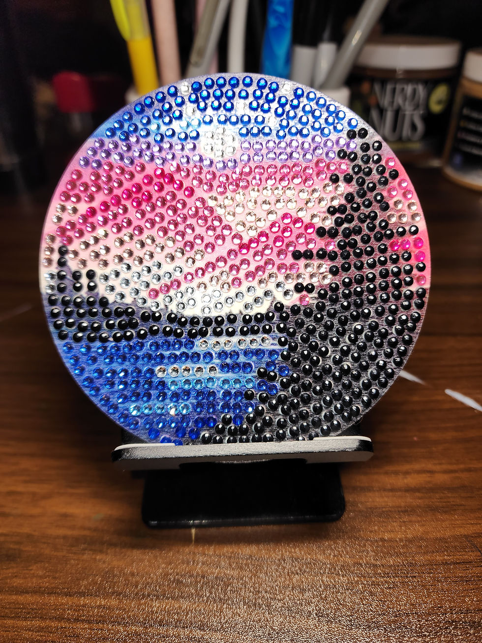 Thumbnail: Nature Diamond Art Coaster Set