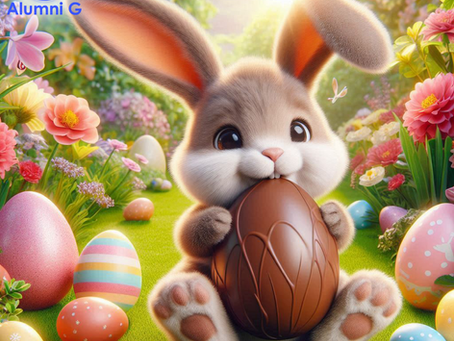 Happy Easter!🥚🐰🎉 From Alumni G!