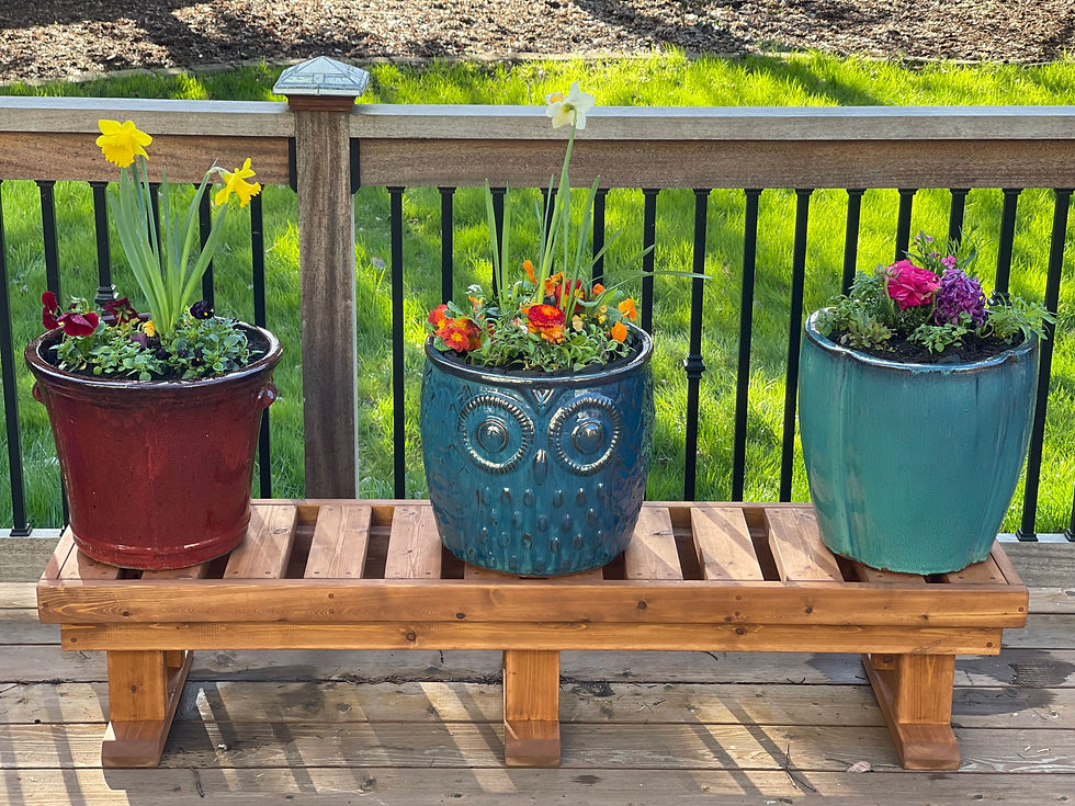 Flower Pot Bench