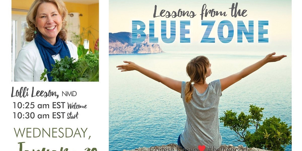Lessons from the Blue Zones