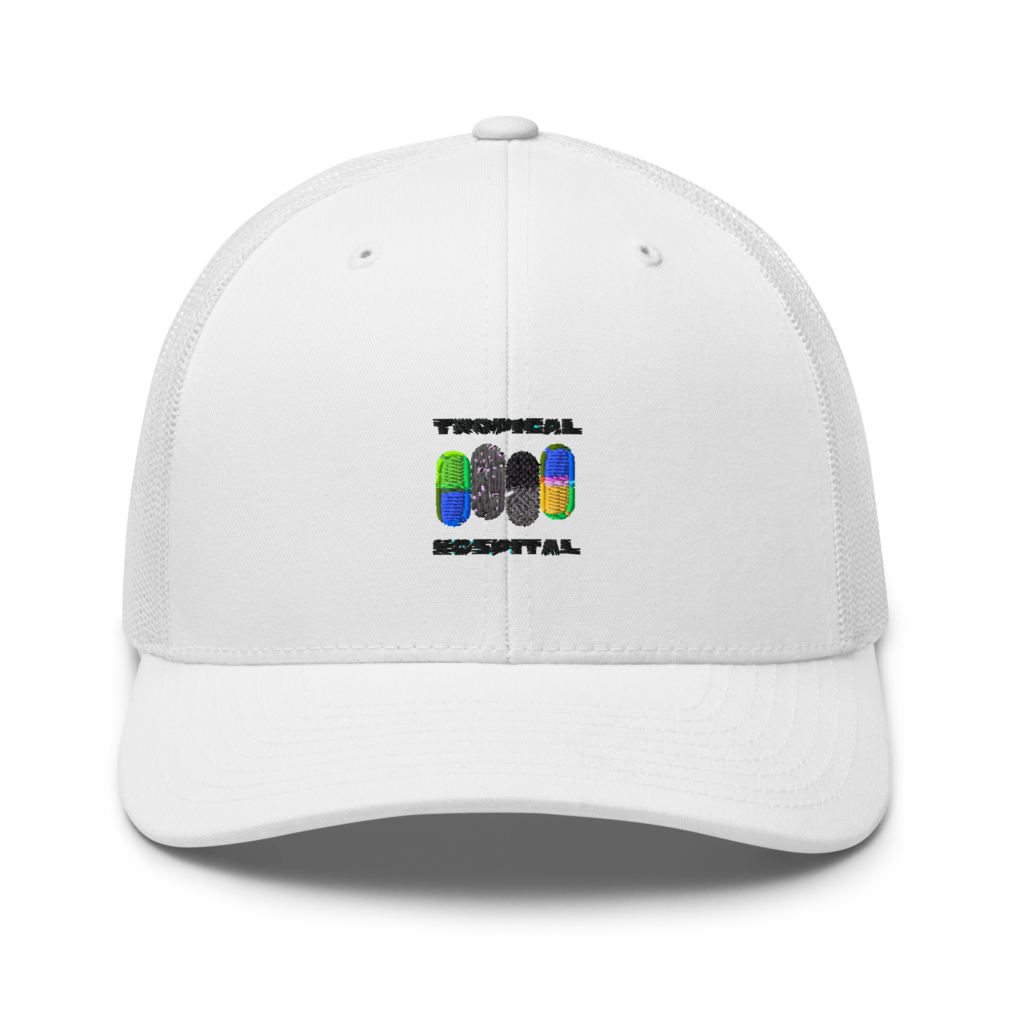 Tropical Hospital Retro Trucker Hat