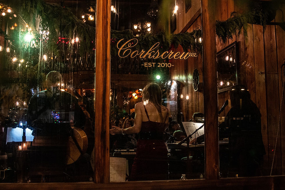 Baz Moto at the Corkscrew Wine Bar