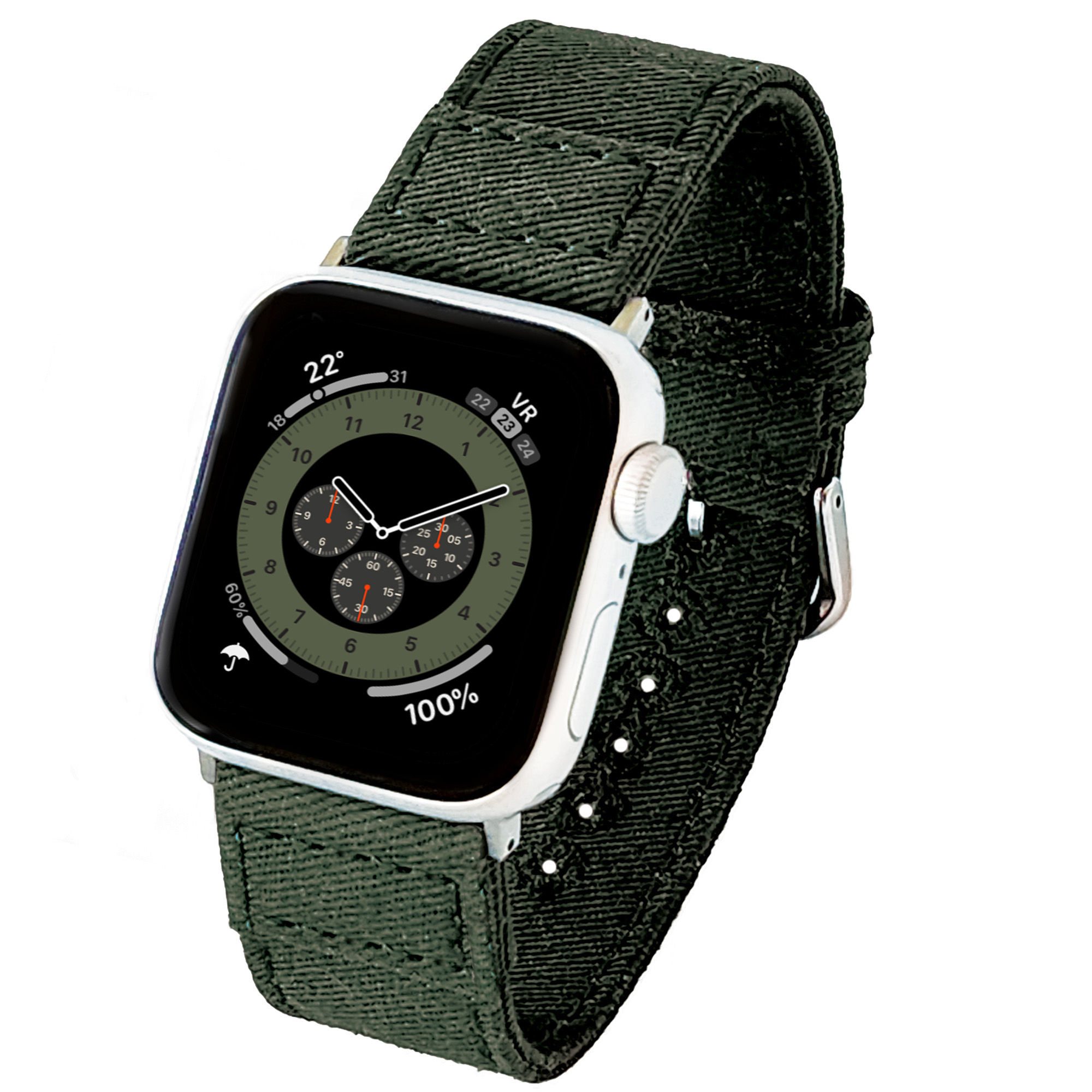 NATO G10® WWII Canvas - Olive Green - Apple Strap
