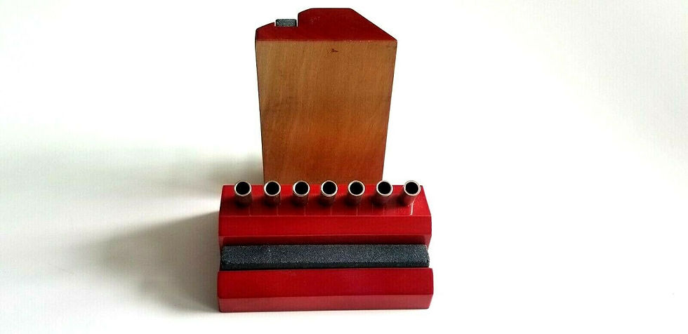 Thumbnail: Oak Screwdriver Stand 7pc Screwdriver set