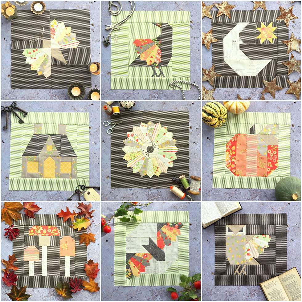 spellbound sampler cakestand quilts petit four project nicola dodd