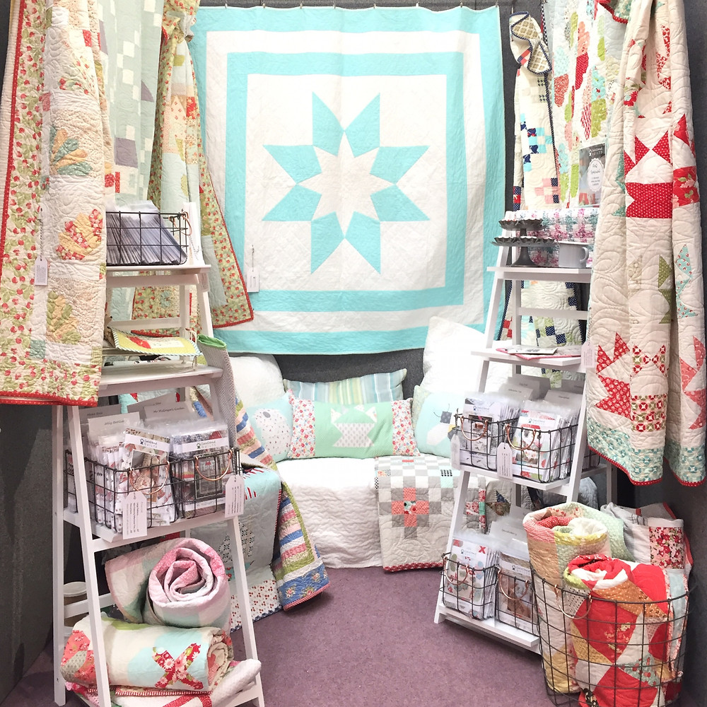 cakestand quilts exhibiting at the festival of quilts