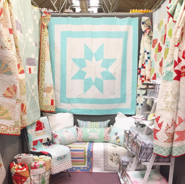 cakestand quilts exhibiting at the festival of quilts