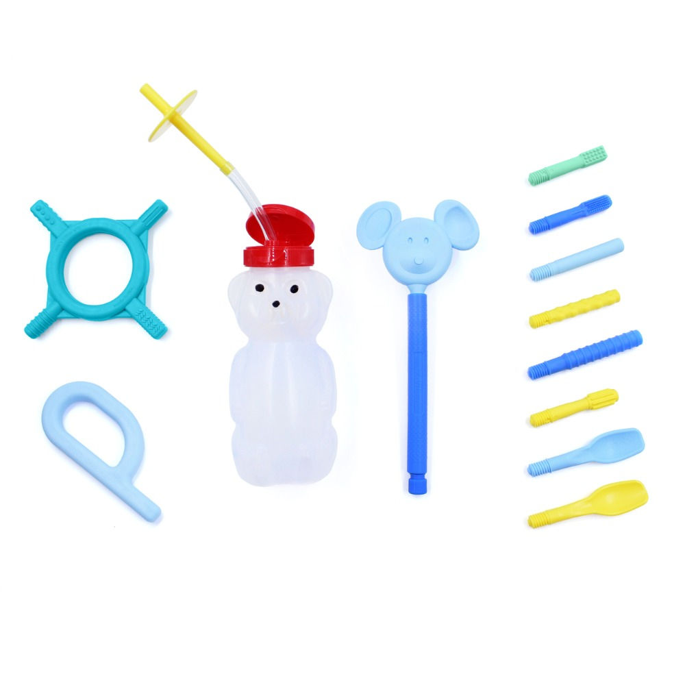 ערכה מורחבת לטיפול באכילה (עם 3 סוללות וקופסא)