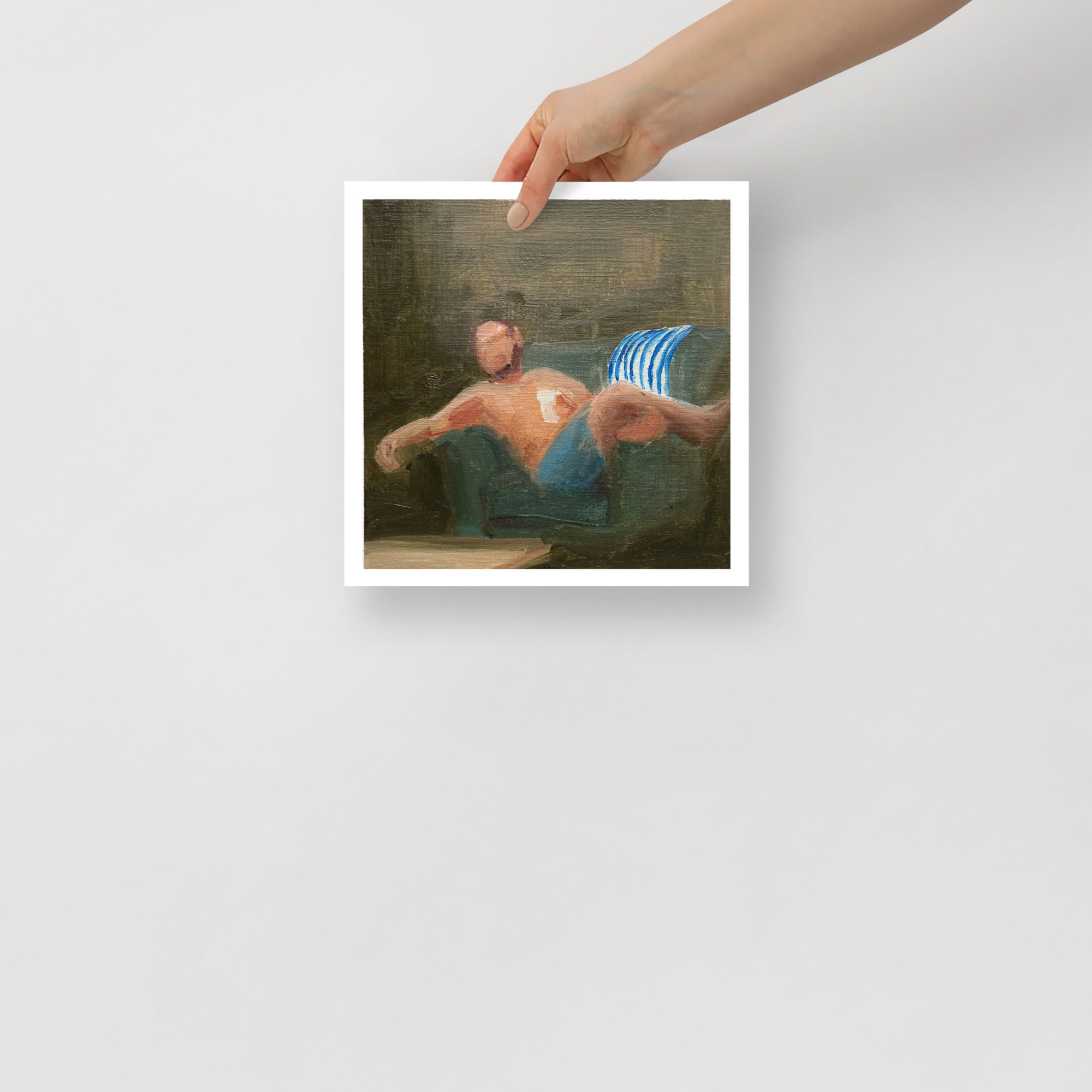 Morning Coffee in Undies Print