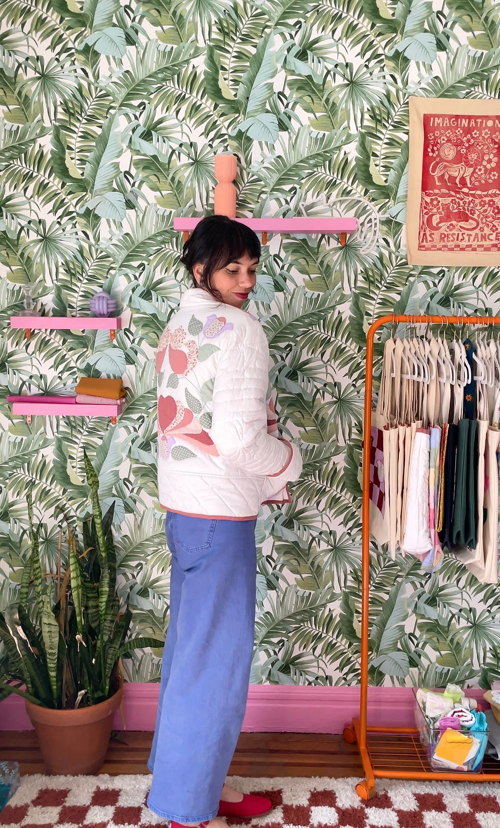 Thumbnail: Helen's Tulip Garden Quilt Coat