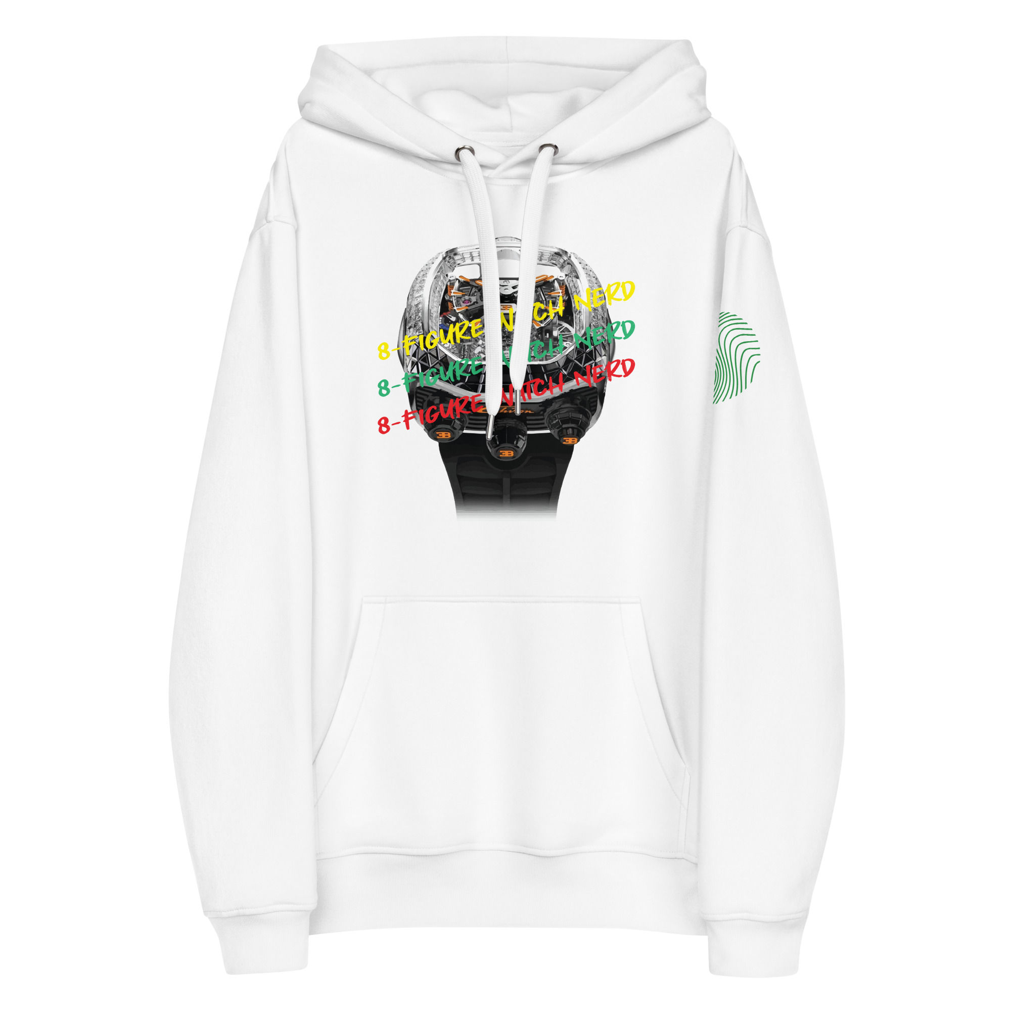 No Offer™ 8-Figure Watch Geek | Jacob & Co White Hoodie