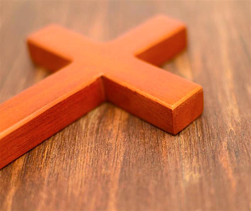 縮圖：小號20厘米壁掛十字架橡木掛牆十字架基督教