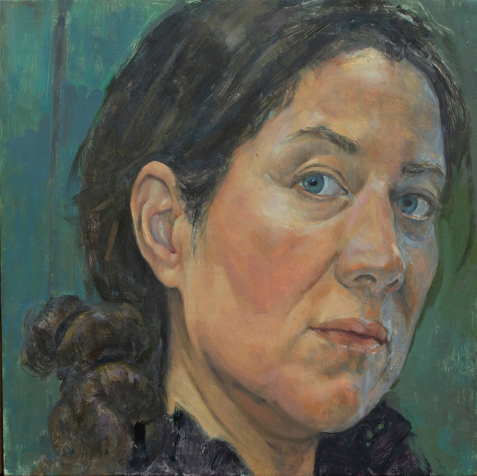 Self-portrait with Black Shirt