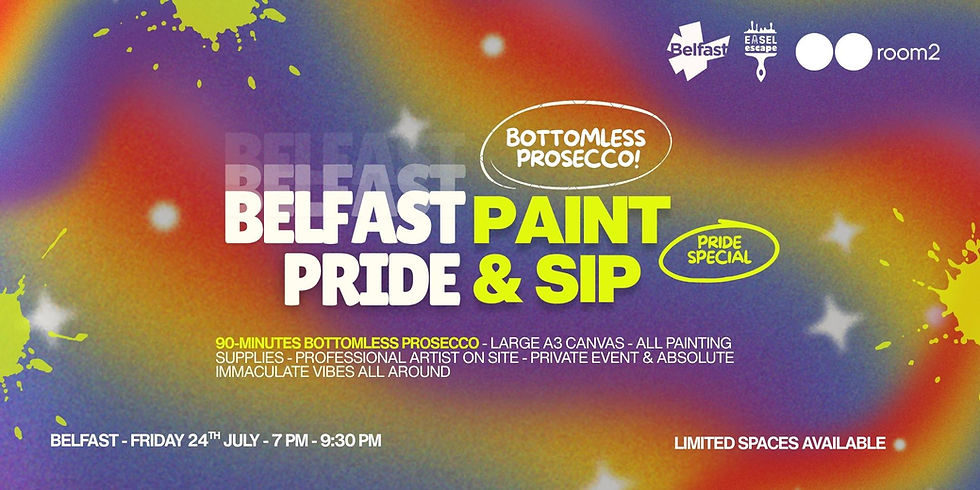 Bottomless Prosecco: Paint n' Sip x Pride