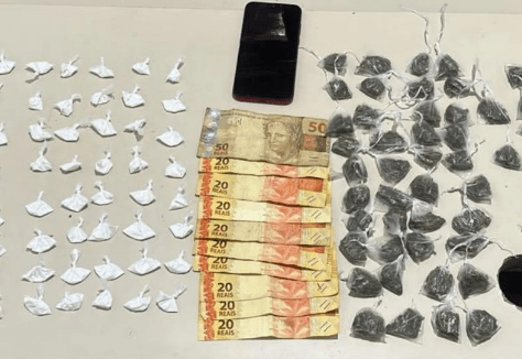 Suspeito de tráfico de drogas é preso pela Rondesp em Vitória da Conquista.