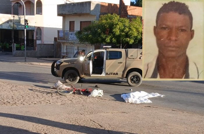 Ciclista morre após ser atropelado por carreta na BR-430 em Bom Jesus da Lapa