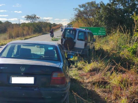 Acidente entre dois veículos deixa feridos na BR-030, em Guanambi