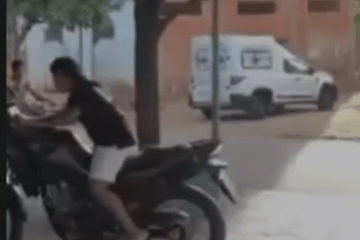 Motoqueiros invadem praça de Canabrava após vitória da Seleção Brasileira