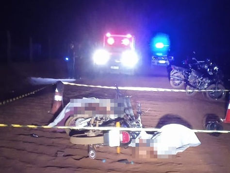 Duas pessoas morrem após colisão entre motocicletas na zona rural de Riacho de Santana