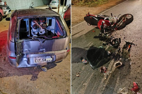 Motociclista fica gravemente ferido após colisão na zona rural de Guanambi.