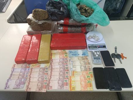 Guanambi: Casal é Preso com Mais de 10 kg de Drogas no Bairro Monte Azul.