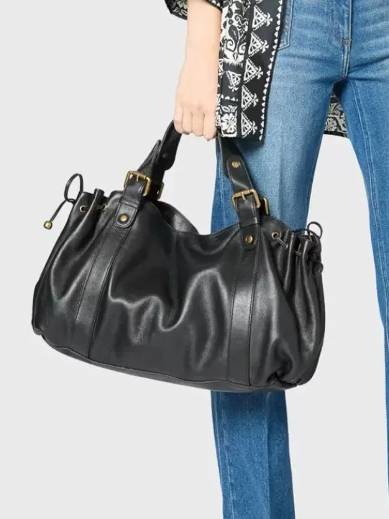 Thumbnail: Women's Crossbody Simple Handbag Commuter Shoulder Boston Bag Stylish Versatile 