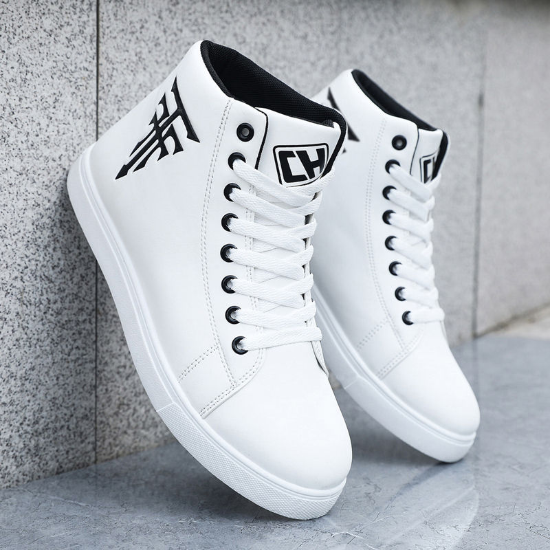 Thumbnail: [sneakers] A Pair of High-Top Sports Casual Outdoor Skate Shoes, Comfortable And