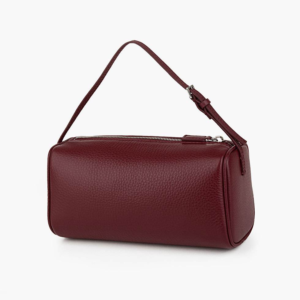 Thumbnail: Donna-in Full Grained Calfskin Mini Handbag for Women Real Leather with Shoulder