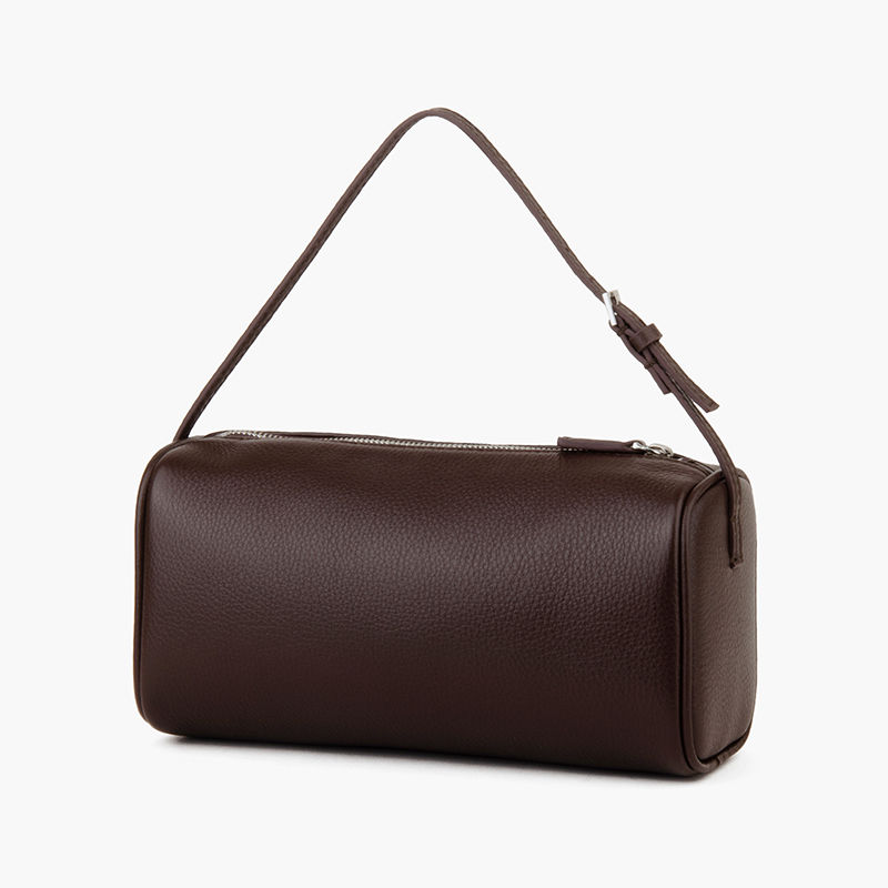 Thumbnail: Donna-in Full Grained Calfskin Mini Handbag for Women Real Leather with Shoulder