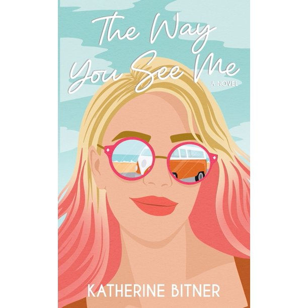 Pink hair, girl with pink hair, woman with pink hair, pink sunglasses, beach, north Carolina, Volkswagen van, Volkswagen bus, vintage Volkswagen, wanderlust, wonderlust, book, audiobook, The Way You See Me, The Way You See Me by Katherine Bitner, The Way You See Me Audiobook, Audiobook narrator, Katherine Bitner, Audiobook Narrator Branden Davis-Butler, Branden is a girl name too, a girl named branden, scarlett Peterson, blue sky, beach read, daisy, rescue dog, pit bull, rescue pit bull, summer, read, beach read, road trip, travel, contemporary romance, YA, branden audiobook narrator, 