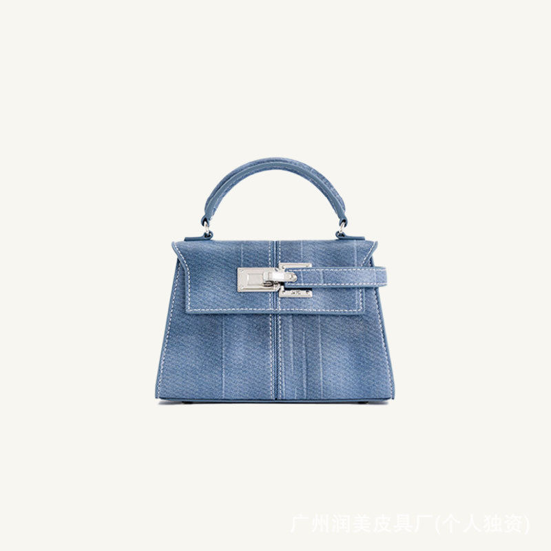 Thumbnail: JW PEI Trapezoidal Bag, New Style, Genuine Leather, Women's Bag, High-End, Versa