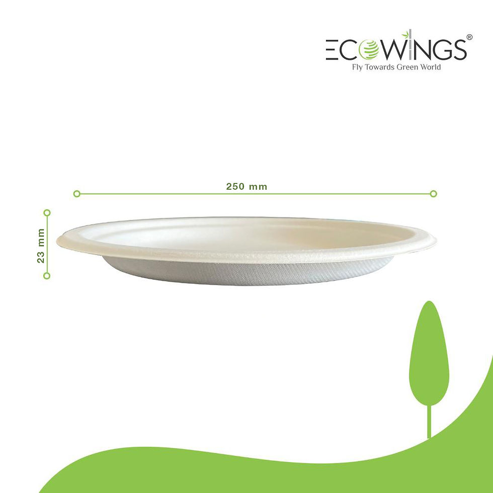Thumbnail: 10" Compostable Bagasse Plates